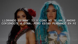 Becky G, Karol G - MAMIII (Letra/Lyrics)