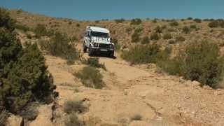Land rover Defender off road drive Tunisia