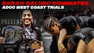 Sarah Galvão Dominates -65kg at 2026 ADCC West Coast Trials
