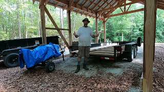 Pole Barn Project #2 - Mobile Lumber Storage