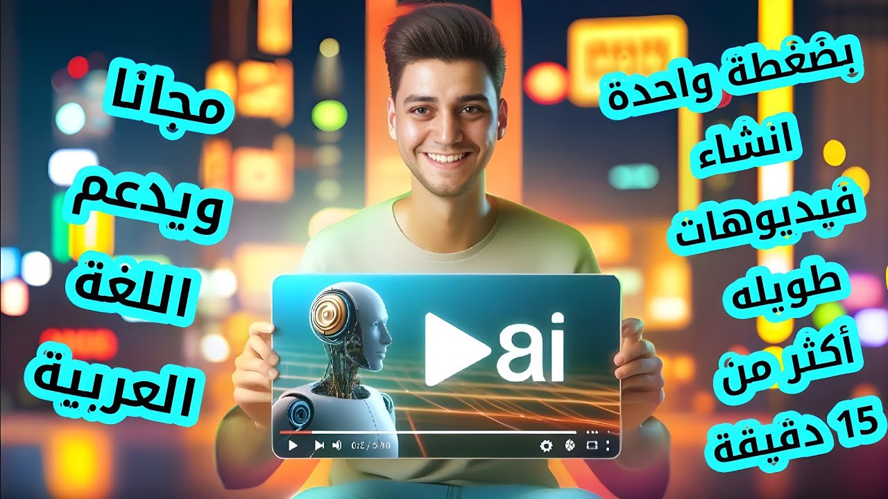 تحويل النص الي فيديو طويل بالغة العربية و باستخدام الذكاء الاصطناعي ...