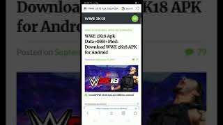 How to make download WWE 2k18 screenshot 2
