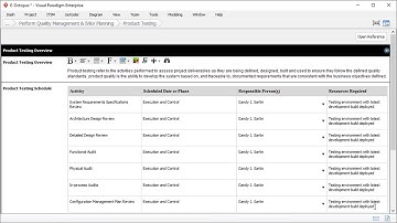 Quality and IV&V Plan Template - Project Management
