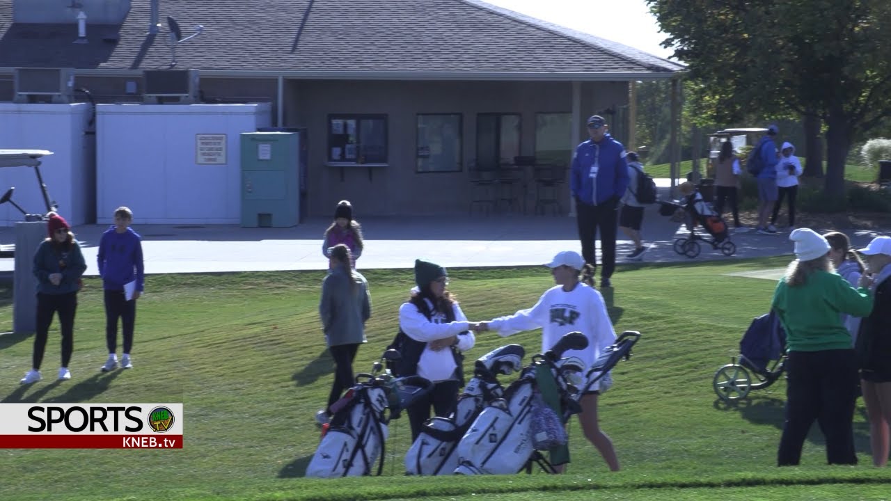 KNEB.tv Sports- Girls Class B State Golf Gets Underway in Gering - YouTube