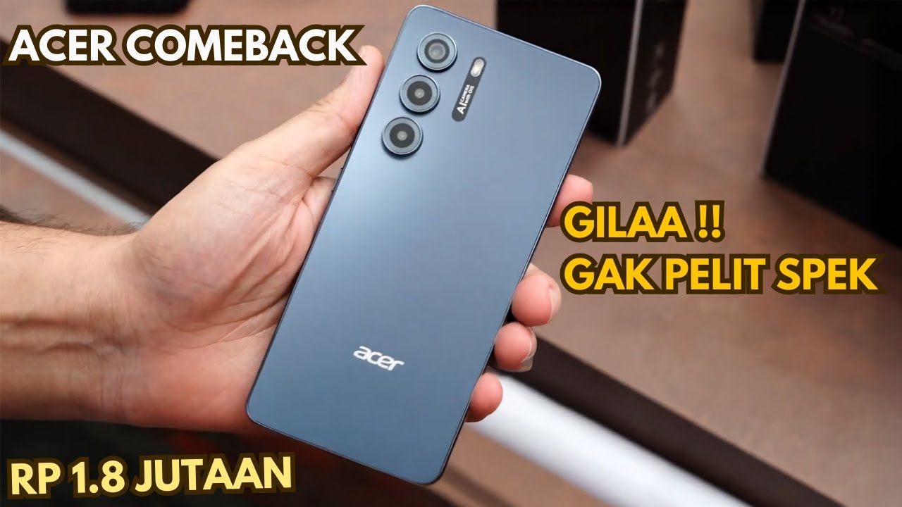 ACER COMEBACK KE PASAR SMARTPHONE ! RILIS HP SUPER ZX 5G DAN SUPER ZX PRO 5G - HP ACER TERBARU 2025