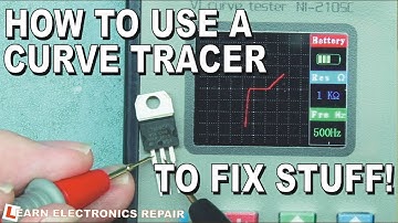 How To Use A VI Curve Tracer To Fix Stuff!  NI-210SC AkA Huntron Tracker / Octopus Tester
