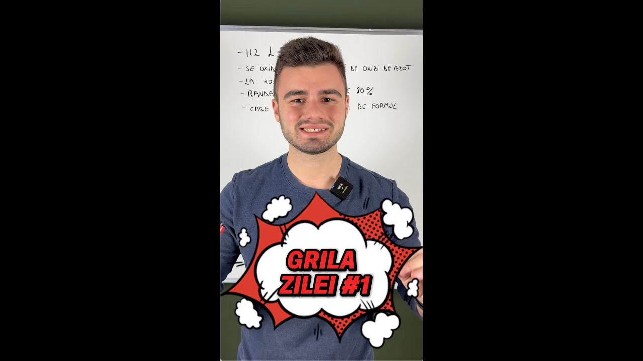 Cum calculezi cantitatea de formol obținută? Grila zilei #1