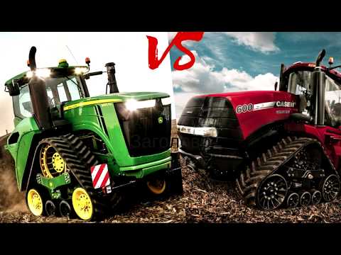 Кто сильнее? CASE Quadtrac против John Deere 9RX - битва титанов!