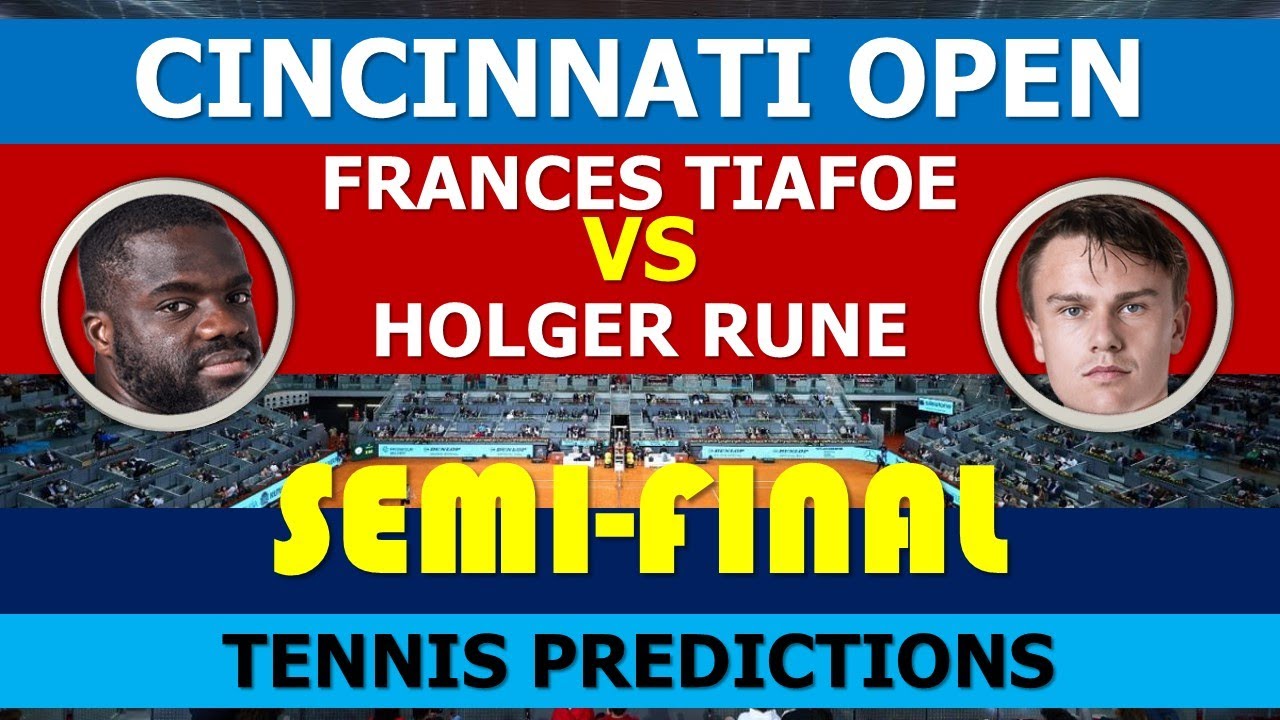 Frances Tiafoe vs Holger Rune | Cincinnati masters 2024 - YouTube