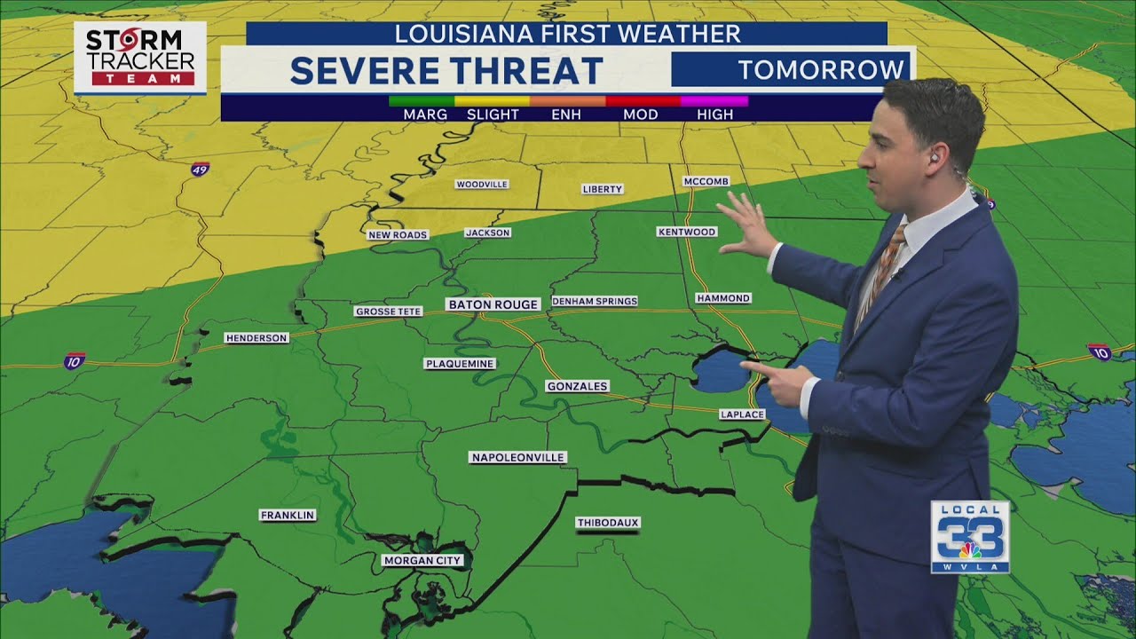 Friday night forecast: Strong storms possible this weekend - YouTube