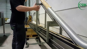 CSW Automatic End Feeder, Manual Unwrapping