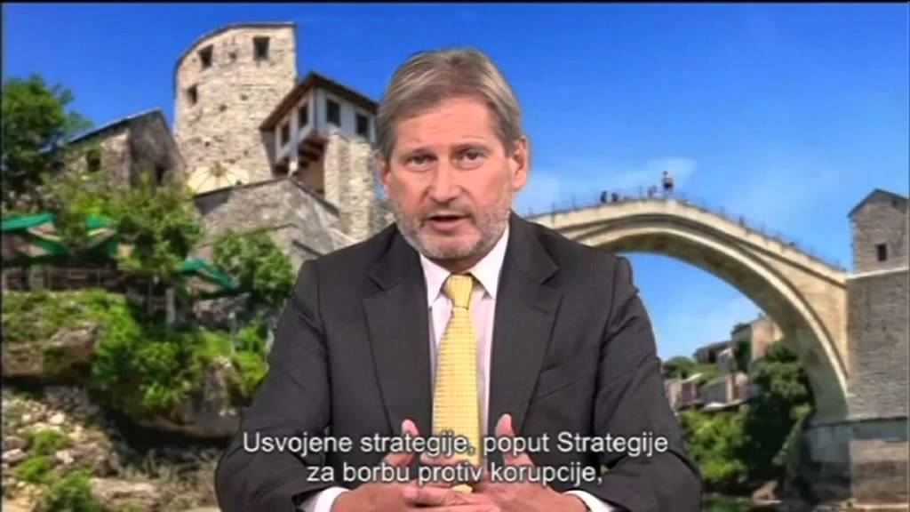 Poruka komesara Hahna: Izvjestaj o BiH za 2015 - Commissioner Hahn's message: 2015 Report on BiH delegation of authority and decentralization