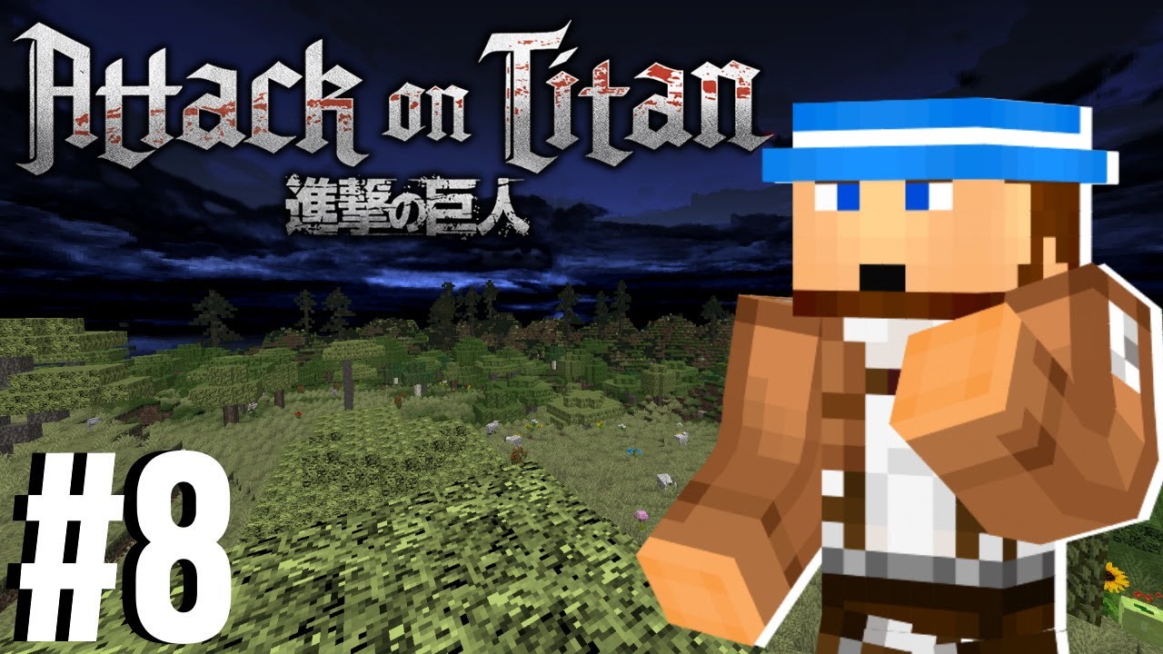HORSES!  - ATTACK ON TITAN - Minecraft Server - Episode #8 (Minecraft Attack on Titan)