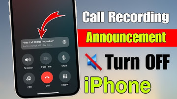 how to turn off call recording announcement in iphone | iphone call recording announcement off
