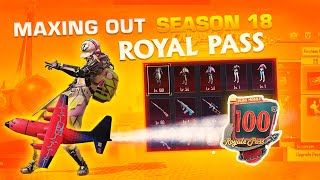 SEASON 18 ROYAL PASS MAXED OUT 😍🔥|| PUBG MOBILE ||