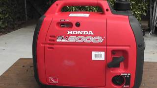 Honda Generator EU2000i 2000  Explained