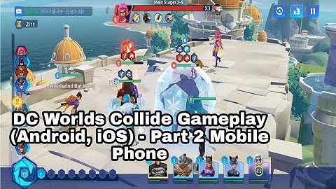DC Worlds Collide Gameplay (Android, iOS) - Part 2 Mobile Phone