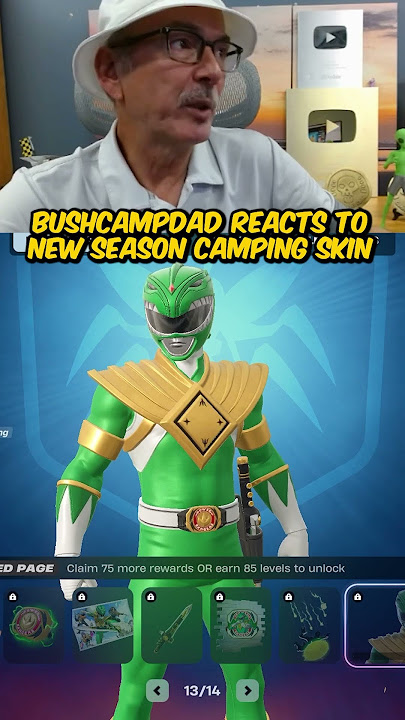 First look at the new season battle pass! This green power ranger looks 🔥