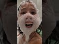 bathing fun! crazy Rabbit face. #funnyshorts #funnyvideo #kids #countrykids #usa