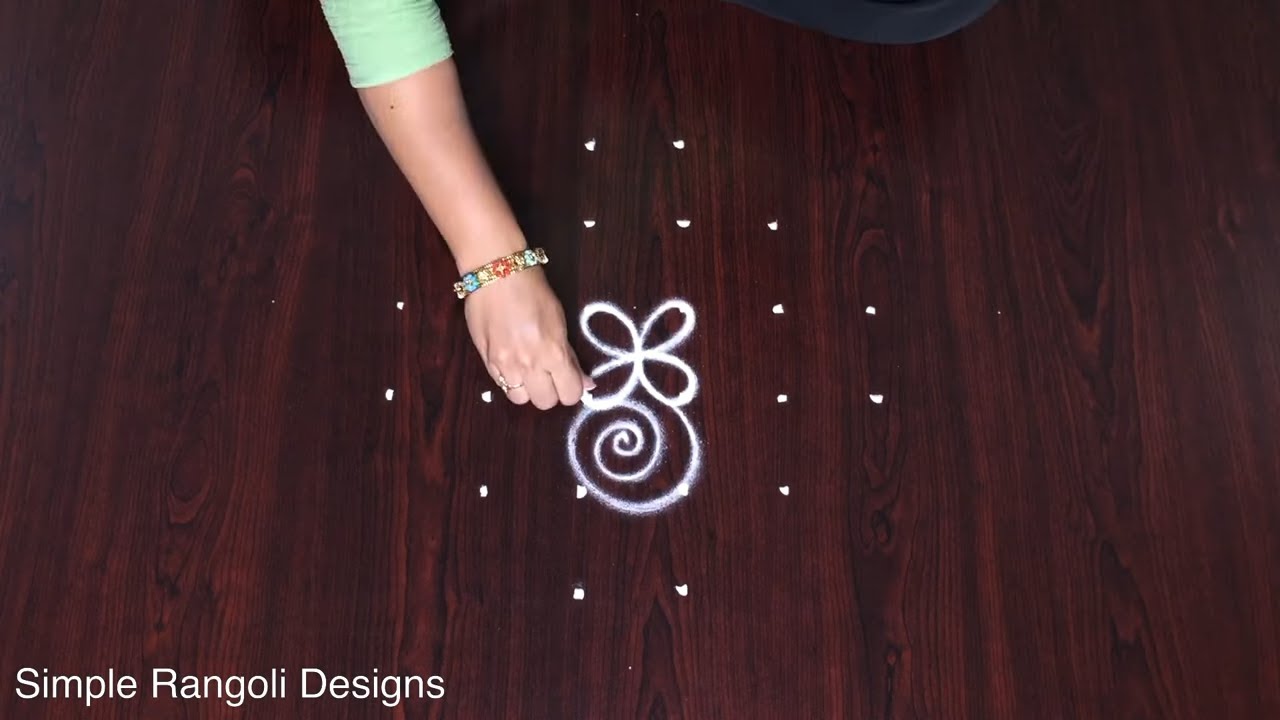 Peacock Latest Designs Friday Kolam Muggulu