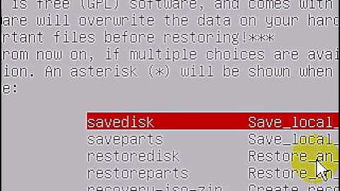 CloneZilla Image Creation and Restore Tutorial   YouTube