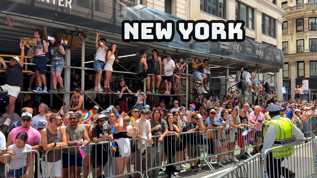 New York Pride Parade 2025 4k Hdr Video