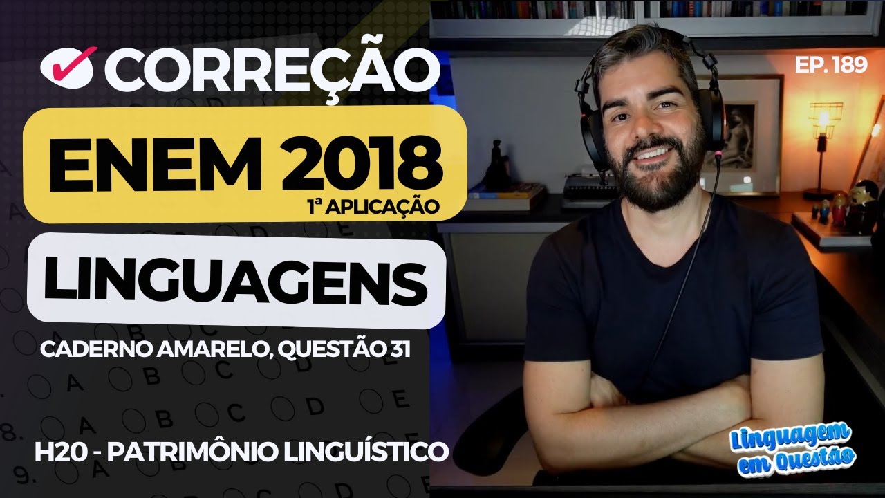 ENEM 2018 1ª aplicação: 