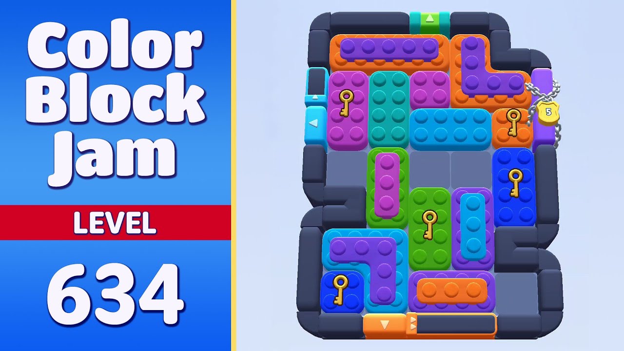 ルルの時代('90スペイン) Color Block Jam Level 634 | Every Puzzle Solved! 🎯 - YouTube