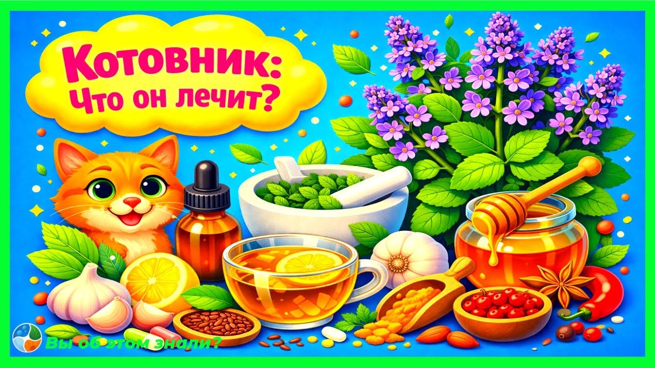 Котовник (Кошачья мята): польза для нервной системы, секрет сна и кому он противопоказан.