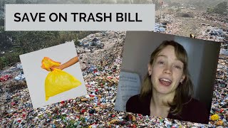 How to save on trash bill- cut trash budget