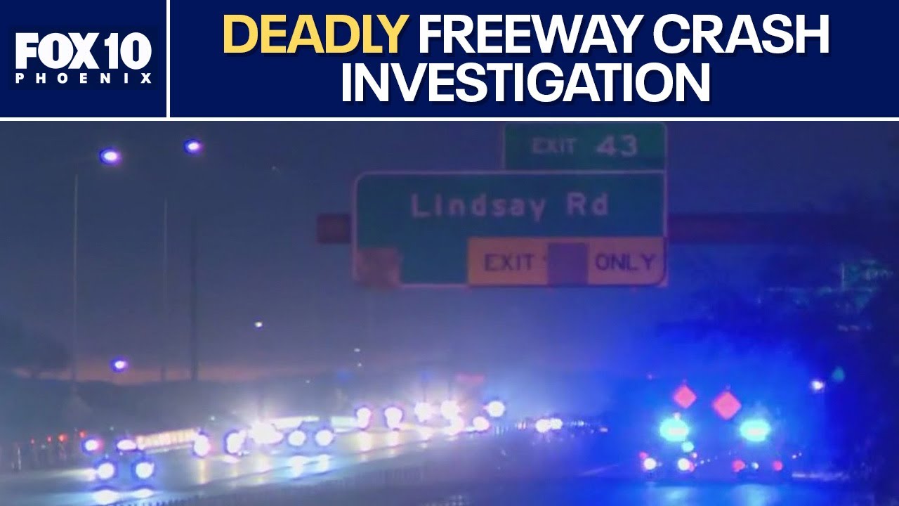 Deadly rollover crash on Loop 202 in Gilbert l FOX 10 Phoenix - YouTube