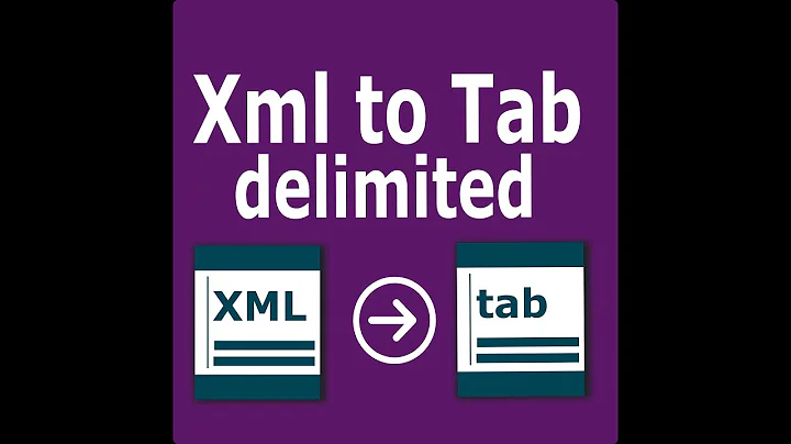 Xml To Tab Delimited
