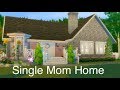 Sims 4 Speed Build | Pink Girly Single Mom Home