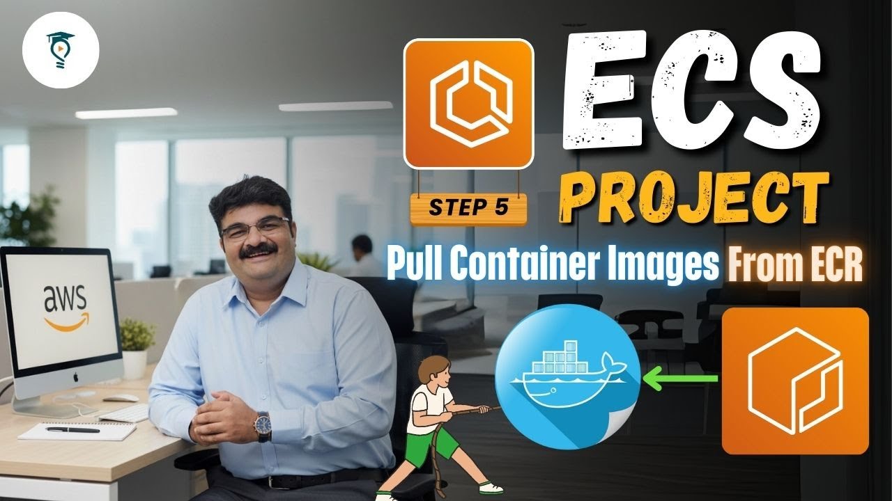 День 374. Проект ECS. Шаг 5. Извлечение образа контейнера из Amazon ECR (Elastic Container Registry)