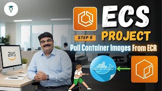 Day 374 ECS Project Step 5 Pull Container Image from Amazon ECR (Elastic Container Registry)