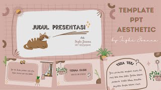 Aesthetic PPT #5 II Template PPT Gratis Dusty Purple Theme II Tutorial Membuat PPT Aesthetic screenshot 5