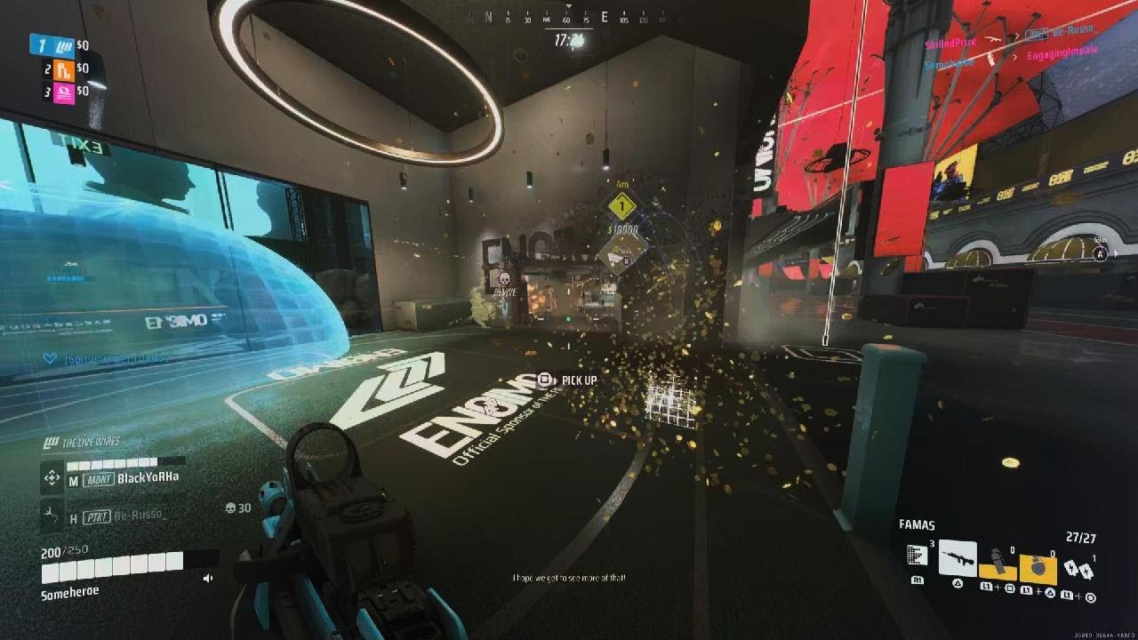 Vault battle with a few quick eliminations