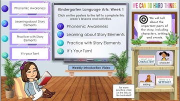 Google Chrome   K LA Bitmoji Classroom Template   Google Slides