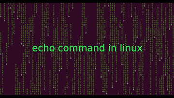 linux 17 echo Command