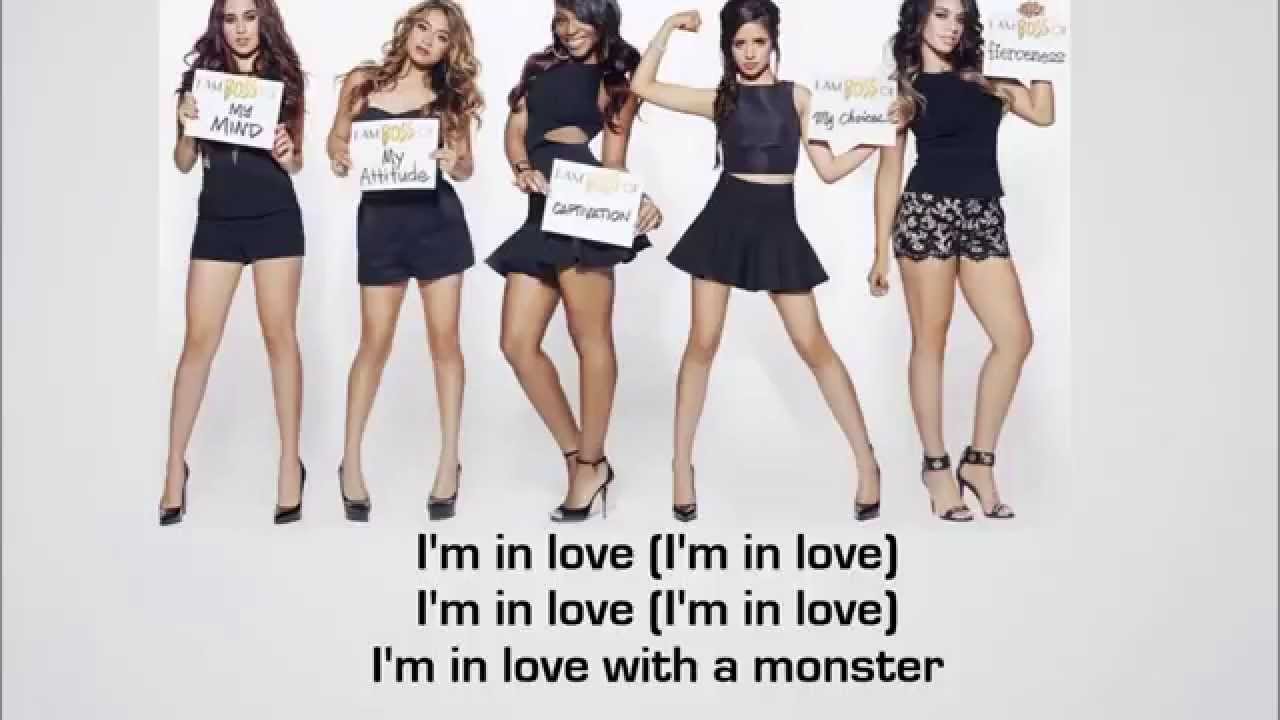 Fifth Harmony I'm In Love With a Monster (Lyrics + Pictures) Official