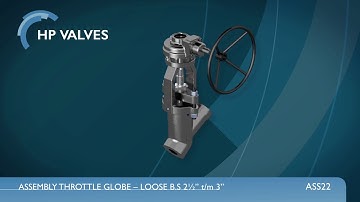 DS 02 2   Assembly movie throttle valve loose back seat DN 65 80