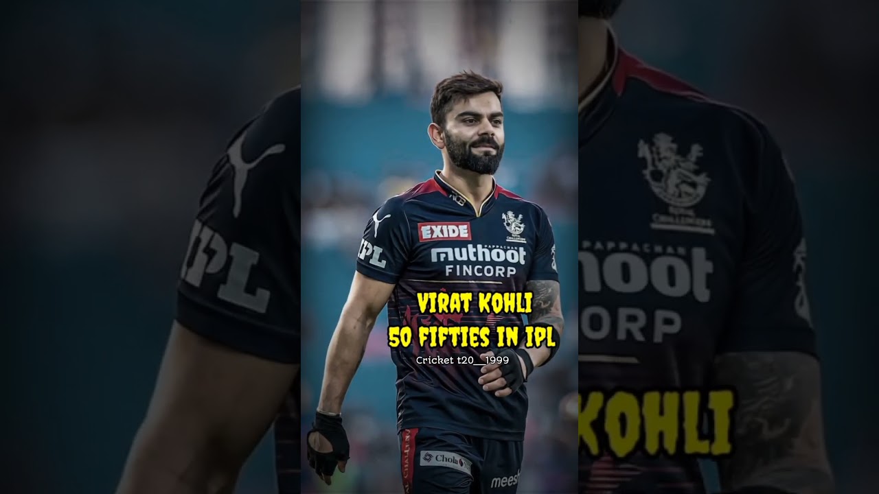 the list of most Fifty in IPL.(2008-2023)