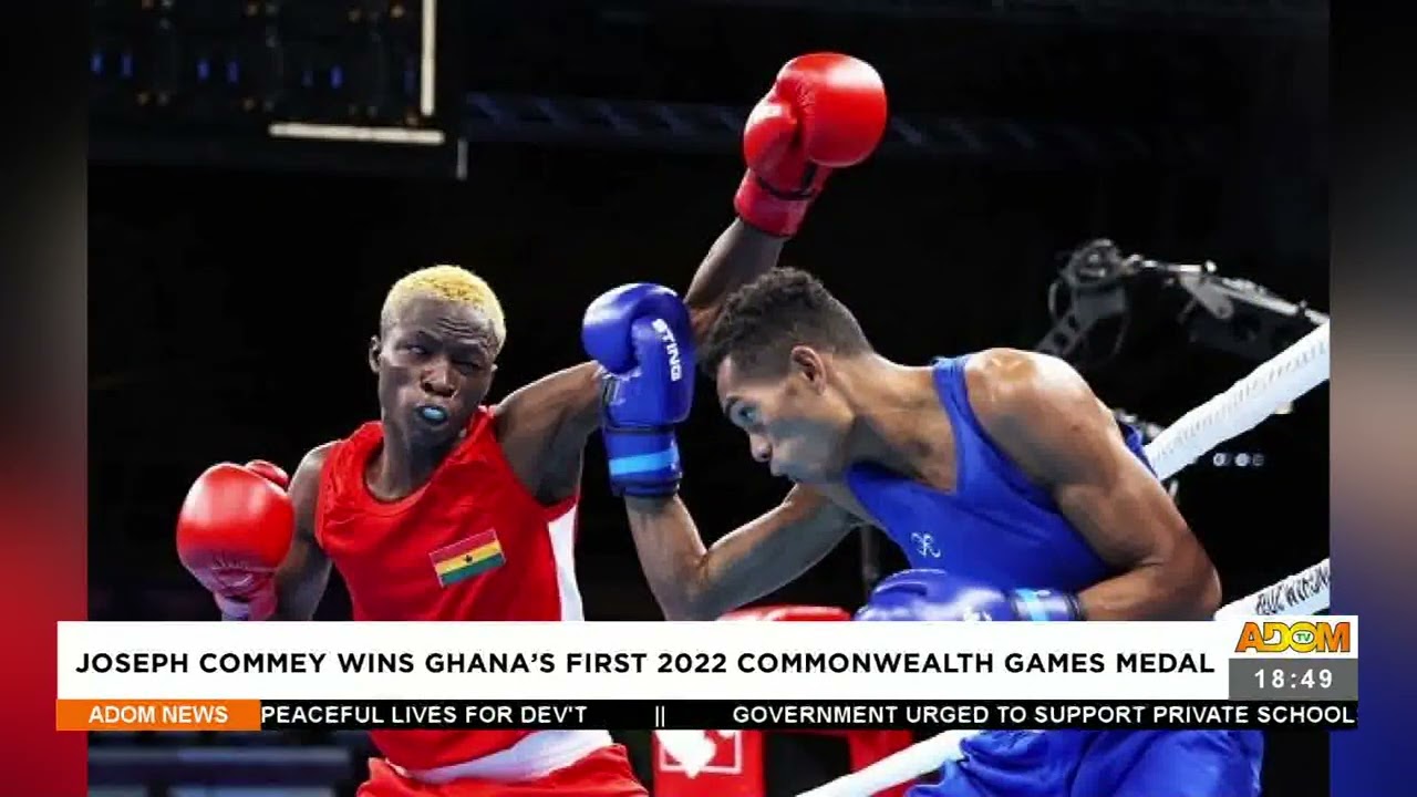 Joseph Commey wins Ghanas first 2022 Commonwealth Games Medal