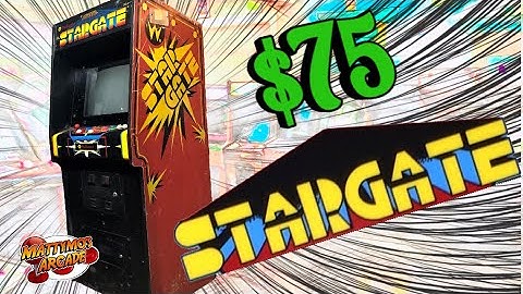 $75 Stargate Arcade Game Pick Up. Boots to Rug Pattern, Error 131