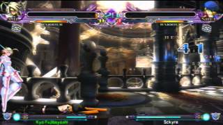 BLAZBLUE CS EX - Lambda (Kyo Fujibayashi) VS Noel (Sckyre)