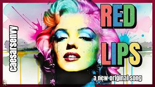 RED LIPS - Pop Dance Love Song |Tribute to Marilyn Monroe and Girls with big Red Lips | caesarsenvy
