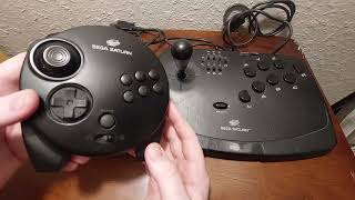 Sega Saturn 3D Controller and Virtua Stick