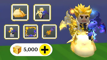 Spending 5,000 Gcubes for this in Bedwars (Blockman Go)