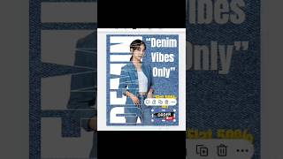 Easy Tutorial on  How To create a clothing poster in canva#canva #canvatutorial