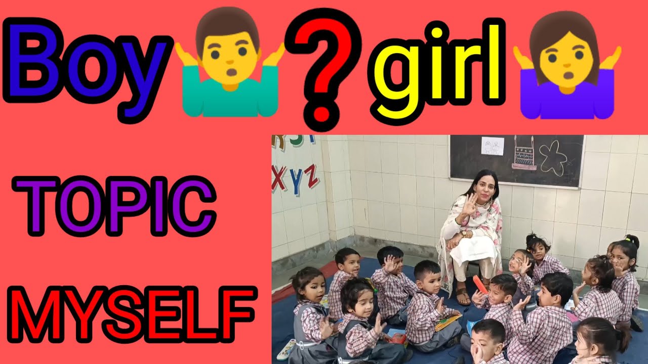 Today's topic is myself 